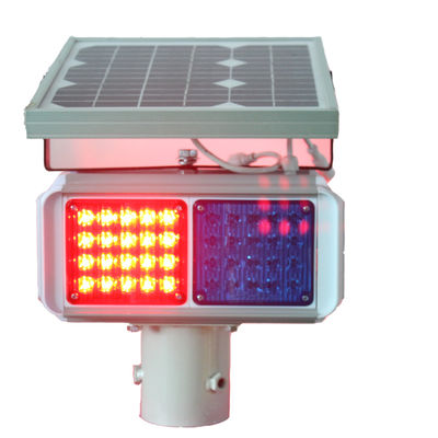 Angetriebene LED Blinklicht-, Rote und Blauemasken-Solarlichter Rohs Approvel 300mm