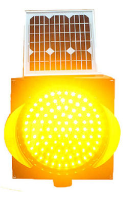 Angetriebene Solarampeln Ddurable 18V 8W, Blitzen Amber Traffic Lights