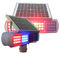 2 Seiten blau und rotes Niveau-angetriebenes Warnlicht-Solaraluminium 5W IP65